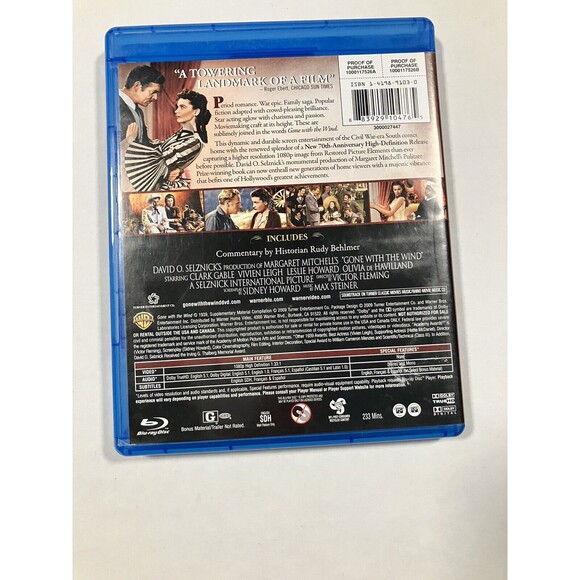 Gone with the Wind 70th Anniversary Edition Blu-Ray Tested - Picture 2 of 6